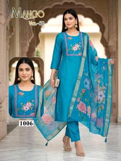 Desi kudi mango vol 62 wholesale long kurtis